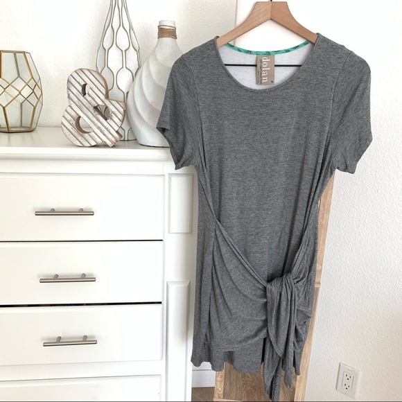 Anthropologie Dolan Left Coast Collection T-Shirt Tie Casual Dress sz Medium - Picture 14 of 15